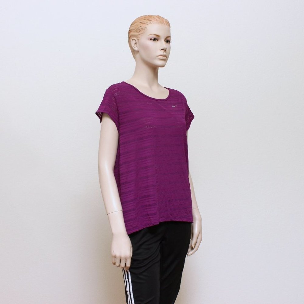 Nike Dri-Fit Short Sleeve Shirt Purple